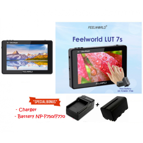 FeelWorld Monitor LUT7S 7" 4K HDMI SDI touchscreen